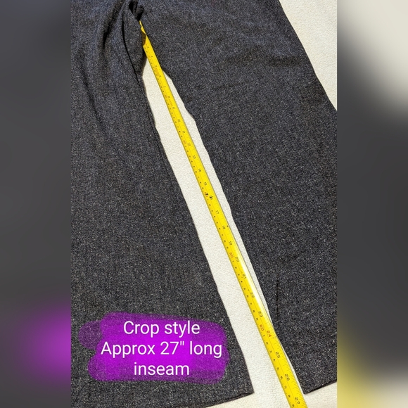 Ricki's size 8 EUC, Capri, culottes style in heathered grey colour - Picture 7 of 11